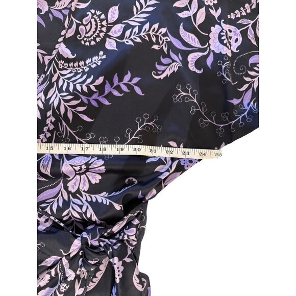 Misa Los Angeles Sylvia Faux Wrap Indigo Satin High Low Dress XS & L NWT - Picture 9 of 16